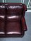 Vintage Thomas Lloyd Marlow Burgundy Leather 3 Seater Sofa, 1980s, Image 9