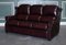 Vintage Thomas Lloyd Marlow Burgundy Leather 3 Seater Sofa, 1980s 14