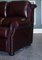 Vintage Thomas Lloyd Marlow Burgundy Leather 3 Seater Sofa, 1980s 13