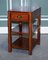 Vintage Military Campaign 3 Tier Side End Lamp Table with Single Drawer, 1970s 11