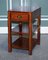 Vintage Military Campaign 3 Tier Side End Lamp Table with Single Drawer, 1970s, Image 11