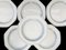 Assiettes Plates Vintage de Longchamp, France, 1950s, Set de 6 4