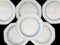 Vintage French Dinner Plates from Longchamp, 1950s, Set of 6 4