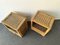 Italian Rattan Bedside Tables attributed to Tito Agnoli, 1970s, Set of 2 2