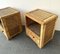 Italian Rattan Bedside Tables attributed to Tito Agnoli, 1970s, Set of 2 7