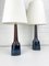 Tall Danish Model 941 Table Lamps in Ceramic by Einar Johansen for Søholm Stoneware, 1960s, Set of 2 3