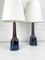 Tall Danish Model 941 Table Lamps in Ceramic by Einar Johansen for Søholm Stoneware, 1960s, Set of 2, Image 3