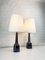 Tall Danish Model 941 Table Lamps in Ceramic by Einar Johansen for Søholm Stoneware, 1960s, Set of 2, Image 4