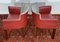 Red and Gray Armchairs, 1960s, Set of 2, Image 7