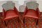 Red and Gray Armchairs, 1960s, Set of 2, Image 2