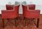 Red and Gray Armchairs, 1960s, Set of 2 6
