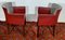Red and Gray Armchairs, 1960s, Set of 2, Image 4
