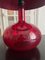 Red Vintage Glass Lamp from Ikea, 2000s, Image 4