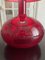 Red Vintage Glass Lamp from Ikea, 2000s 5