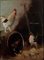 Artista de escuela francesa, El gallinero, década de 1800, óleo sobre tabla, enmarcado, Imagen 4