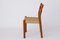 Mid-Century Teak Dining Chairs with Papercord Seats from EMC, Denmark, 1960s, Set of 6 11