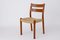 Mid-Century Teak Dining Chairs with Papercord Seats from EMC, Denmark, 1960s, Set of 6 10