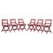 Mod. 152 Folding Chairs from Fratelli Reguitti, Italy, 1956, Set of 6 1