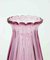 Pink Sommerso Glass Ribbed Vase by Archimede Seguso, Italy, 1970s, Image 2