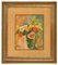 Giuseppe Margutti, Flower Vase, Oil on Canvas, Mid-20th Century, Framed 1