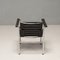 Black LC1 Chair by Pierre Jeanneret & Charlotte Perriand attributed to Cassina, 1960s 10