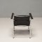 Schwarzer LC1 Stuhl von Pierre Jeanneret & Charlotte Perriand, Cassina zugeschrieben, 1960er 10