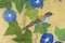 Hojas, mariposas y pájaros, siglo XX-XXI, pintura en lienzo, Imagen 3