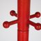 Red Stained Coat Rack, Italy, 1970s, Image 6