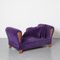 Chaise longue viola, anni '80, Immagine 3