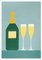 Gio Bellagio, Champagne for Two, 2023, Acrilico su carta, Immagine 1