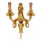 Gilded Sconces with Currency Curls Surmounted Cherubs, Set of 2 3