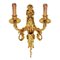 Gilded Sconces with Currency Curls Surmounted Cherubs, Set of 2 3