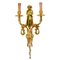 Gilded Sconces with Currency Curls Surmounted Cherubs, Set of 2 7