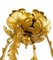 Vergoldeter Bronze Kronleuchter mit Jugendstil Elementen, 1900er 6