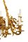 Vergoldeter Bronze Kronleuchter mit Jugendstil Elementen, 1900er 4