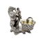 Witty Silver Salt Shaker with Bear from Workshop Grachev, 1889 1