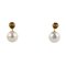 Gold Earrings with Pearls and Diamonds by Marco Bicego, 2000s, Set of 2 3