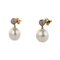 Boucles d'Oreilles en Or avec Perles et Diamants par Marco Bicego, 2000s, Set de 2 2