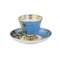 End of the 19th Century Tea Cup and Saucer from Factory Kuznetsov, Russia 3