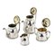 Russian Silver Tea and Coffee Service, 2nd Moscow Artel, 1917, Set of 4, Image 2