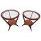 Mid-Century Modern Side Tables attributed to Giuseppe Scapinelli, Brazil, 1960s, Set of 2, Image 1