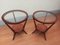 Mid-Century Modern Side Tables attributed to Giuseppe Scapinelli, Brazil, 1960s, Set of 2 2