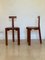 Mid-Century Modern Girafa Chairs attributed to Lina Bo Bardi, Brazil, 1986, Set of 2 3