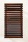 Small Mid-Century Modern Slatted Bench, Brazil, 1960s 7