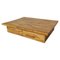 Mid-Century Modern Italian Wooden Coffee Table, 1970s, Image 1