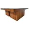 Mid-Century Modern Wooden Coffee Table Mod. 454 Il Castello attributed to Mario Bellini, 1970s, Image 4