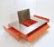 Table Basse Caori Orange Mid-Century Moderne attribuée à Vico Magistretti, 1960s 12