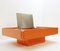 Mid-Century Modern Orange Caori Coffee Table attributed to Vico Magistretti, 1960s 2