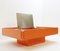 Table Basse Caori Orange Mid-Century Moderne attribuée à Vico Magistretti, 1960s 2