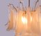 Vintage Petal Chandelier in Clear and White Murano Glass, Italy, 1970s, Image 9